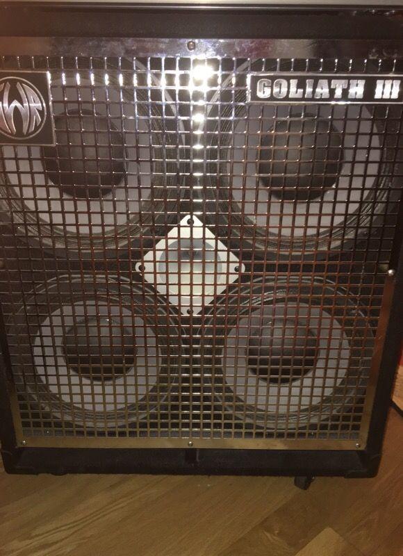 SWR 750X bass amp& Golliath 3 4/10 bass cabinet Musical instruments