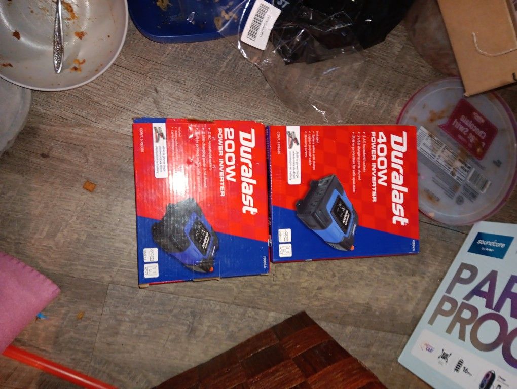 Duralast 400 And 200 Watt Inverters