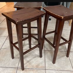 Wooden Bar Stools 