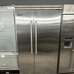 Stainless Steel Viking Professional Built In 48” Refrigerator 