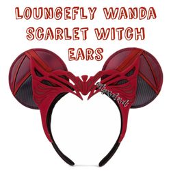 Disney Parks Scarlet Witch Ear Headband for Adults – Doctor Strange in the Multiverse of Madness NWT