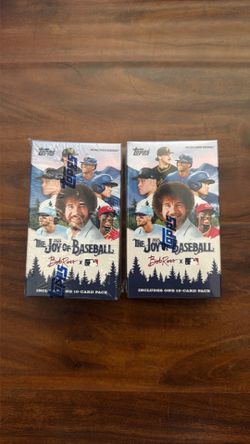 2025 Topps x Bob Ross The Joy of Baseball Happy Little Box