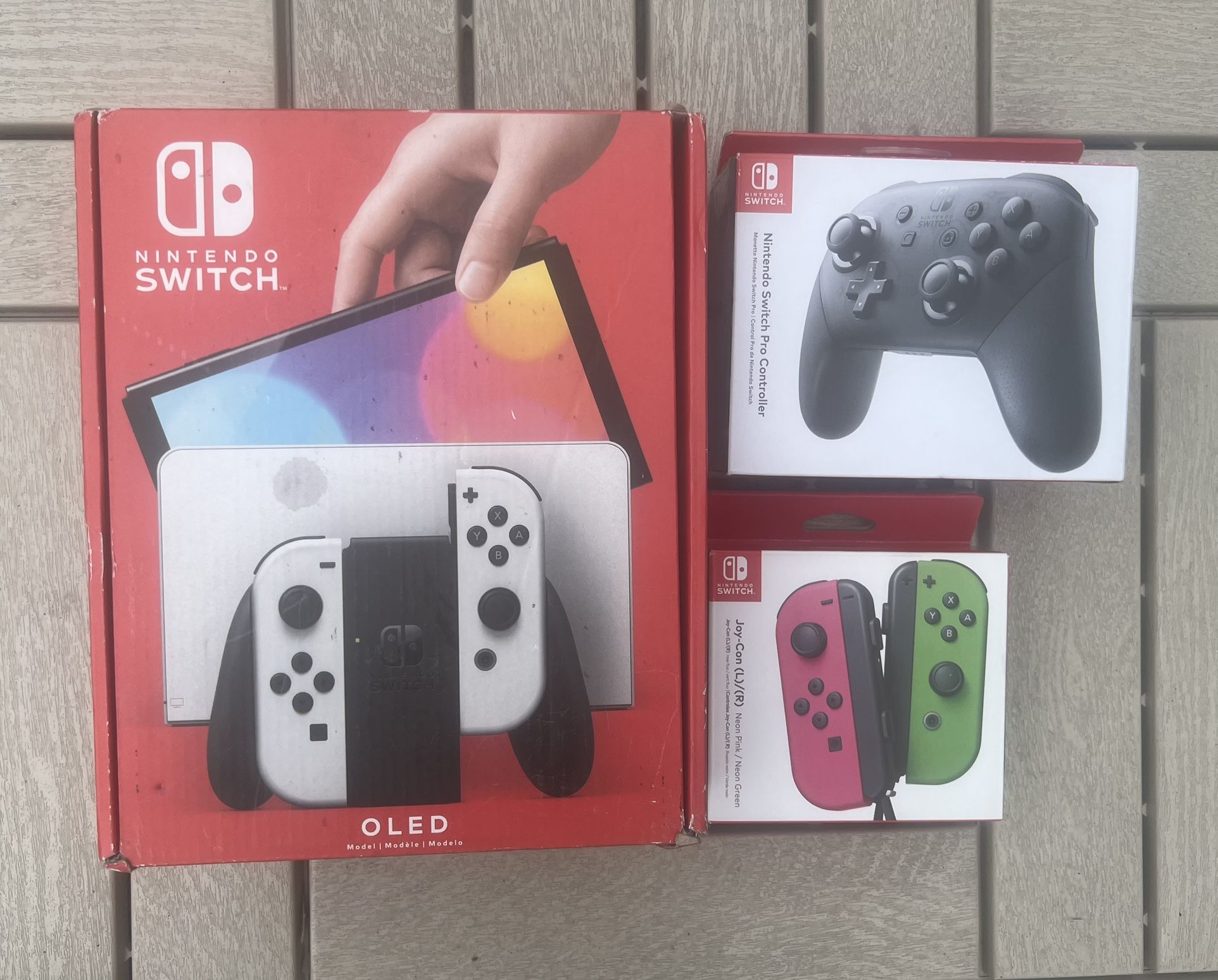Nintendo Switch OLED Bundle ( All Items Brand New ) Deal !
