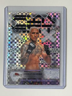 Topps 2025 Finest UFC Charles Oliveira X-Fractor Parallel #85 /150