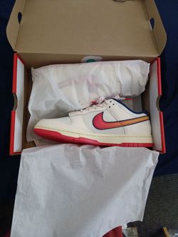 Nike dunk low retro se pale ivory/lt crimson-sail ivoire pale/voile/cramoisi