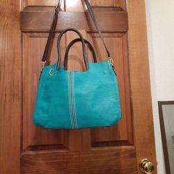 Pre-owned Turquoise Fashion Purse 