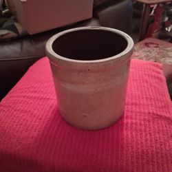 VINTAGE ANTIQUE STONE CROCK 