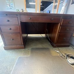 Executive Solid Wood Desk