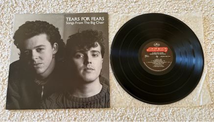 Tears For Fears “Songs From The Big Chair” Vinyl Lp 1985 Mercury Records Original 1st PRC Richmond Press Not Reissue Gorgeous Collector’s Copy Electro