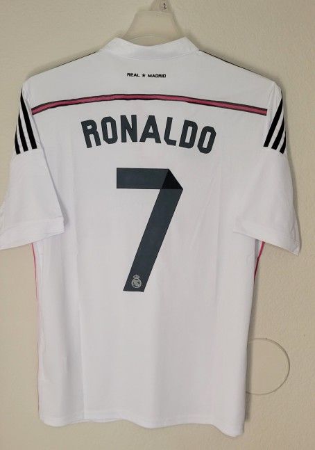 Adidas Mens 14 15 Real Madrid Home Jersey Original CR7 Size Medium And Large No Trade