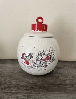 Mickey & Minnie Cookie Jar