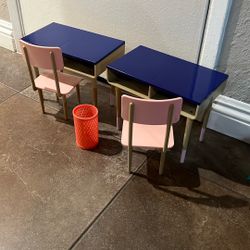 Our Generation Desks And Chairs With Waste Basket