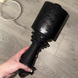 Lanage blowout brush