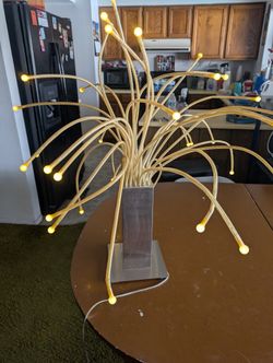 Vintage IKEA Stranne Stainless Medusa Table Baselamp Accent Light