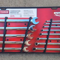 Craftsman 13 Piece Combination SAE Wrench Set
