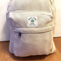 Gorgeous Handmade Himalayan Hemp Backpack For Outdoor Activities & All Purpose 14”by 13”inch