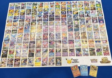 Pokemon 30th collection poster only!