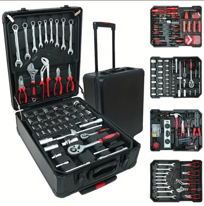 Tool Kit With Rolling Case