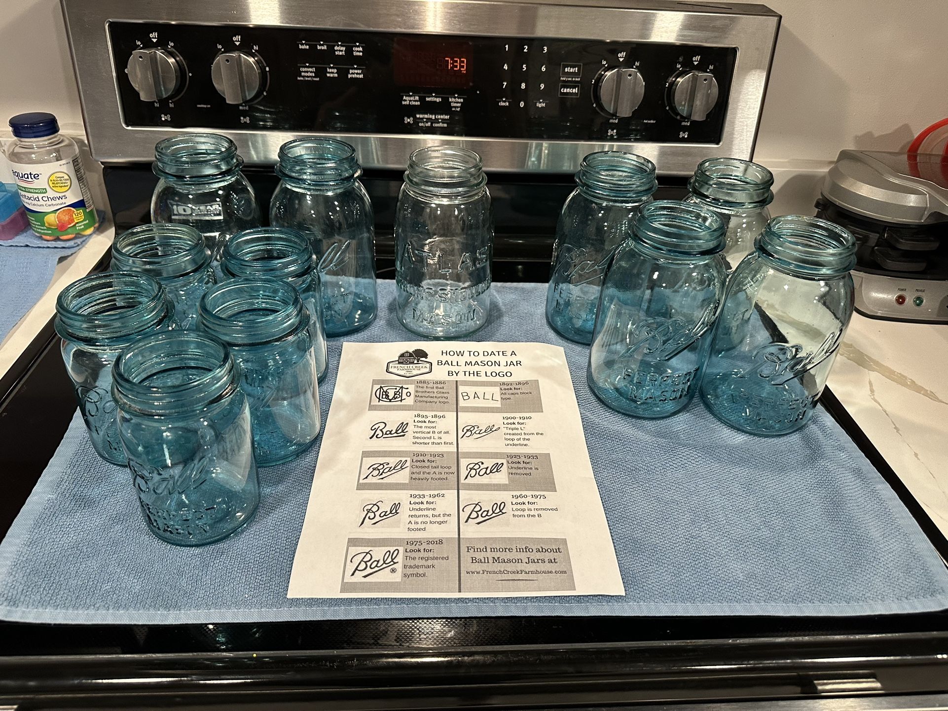 Ball Mason Jars Circa 1(contact info removed)