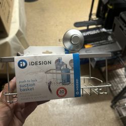 iDesign Push-Lock Suction Basket