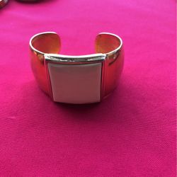 Vintage Avon Cuff Bracelet Chunky Gold Tone Bracelet