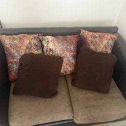 brown couch 