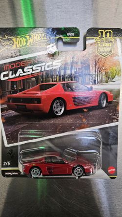 The Hot Wheels Premium Car Culture Modern Classics Red Ferrari Testarossa 2026
