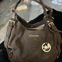 Michael Kors Fake Snakeskin Purse