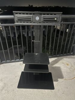 TV STAND PORTABLE — (pick up today only)