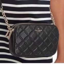 Kate Spade New York Natalia Quilted Smooth Leather Double Zip Crossbody Price Is FIRM