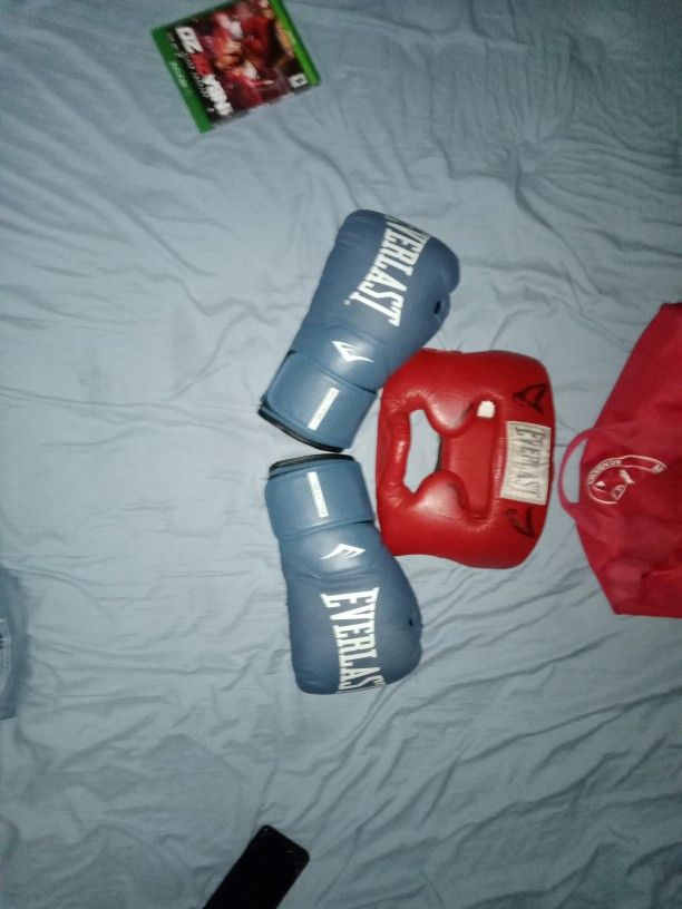 Full Set Boxing Equipment Used By Tank Davis