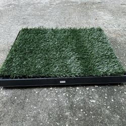 Indoor Pet Potty With Fake Grass 