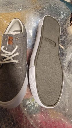 Polo Sneakers NWB In Grey Size 6 Mens Canvas Lining