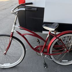 Electra Deluxe Cruiser Bike 26” Beach Cruiser Red Retro Style
