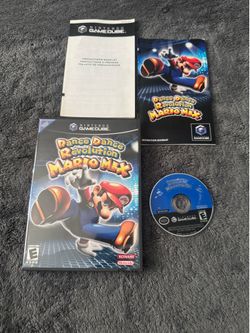 Nintendo Dance Dance Revolution Mario Mix For GameCube w/Game, Case, & Manual