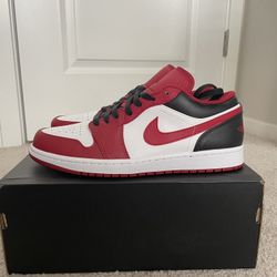 Air jordan 1 Low : Blk Wht Red (brand new! 10)