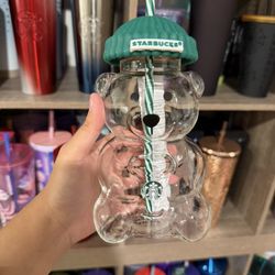Starbucks Bear Glass tumbler 