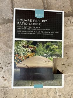 New Fire Pit Patio Cover