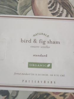 Pottery Barn Bird + Fig Duvet and 3 Shams IN ORIGINAL PACKAGING