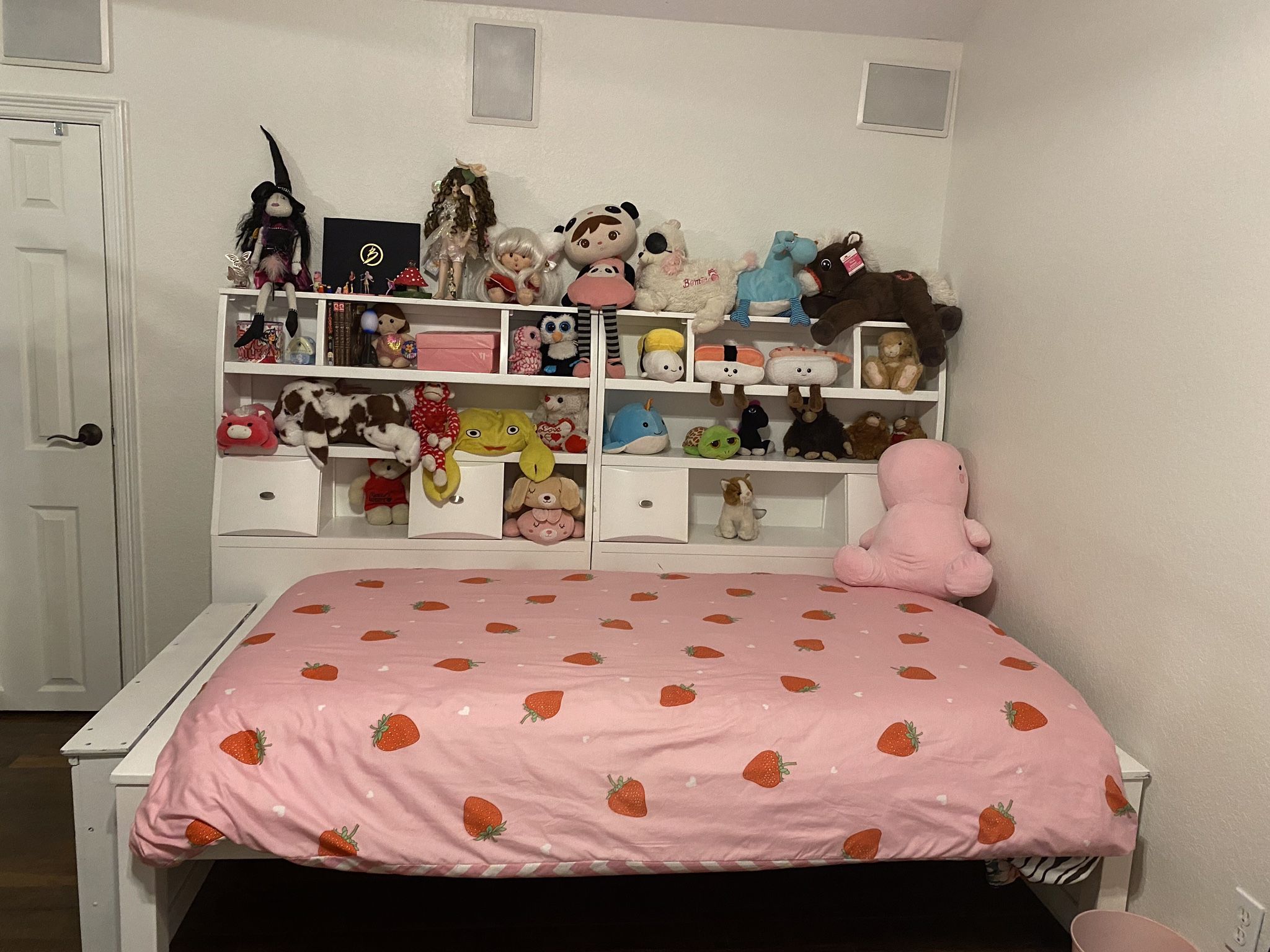 Twin Bed With Shelves