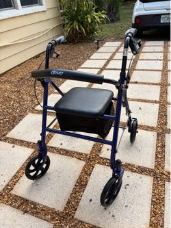 Really nice condition walker with seat only available today Really nice condition walker with seat only available today