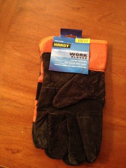 Brand new work gloves