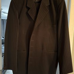 Men’s Large Pinstripe Suit - Never Worn