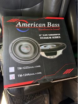 2 12 shallow mount subwoofers