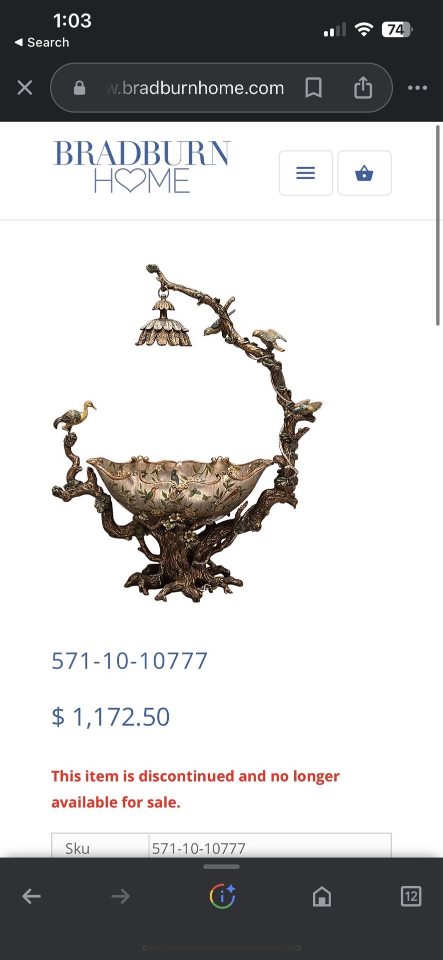Indoor Bird Bath