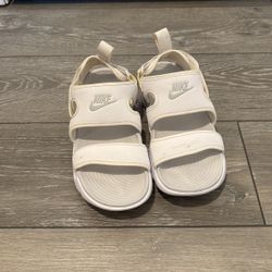 White Nike Sandals