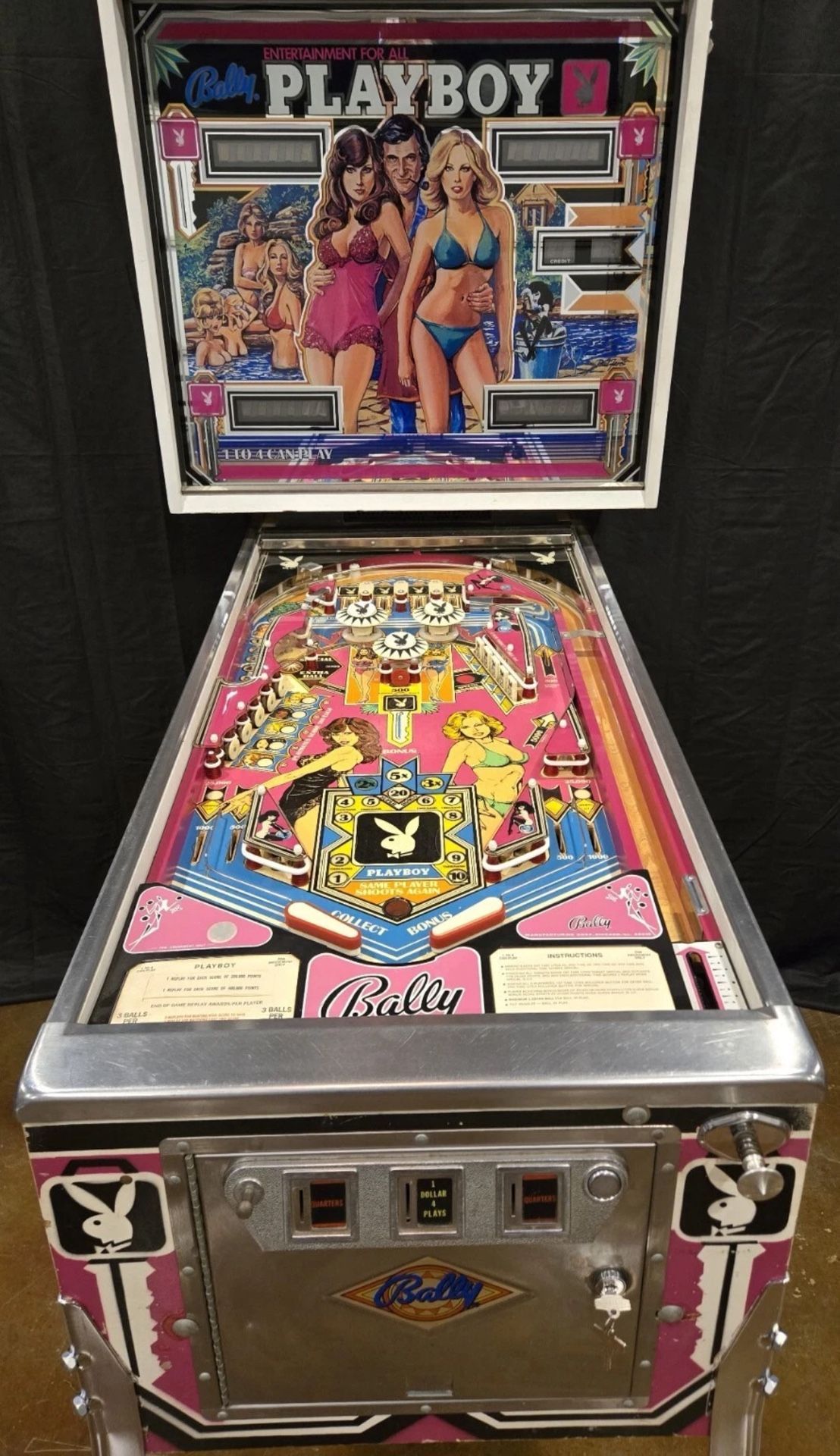 Playboy Pinball Machine 1978 Bally