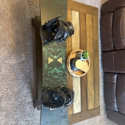Burton Snowboard, Boots And Bindings