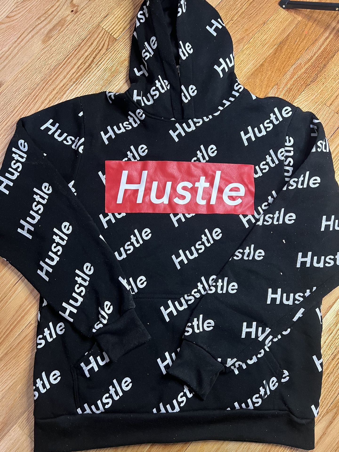 NWT Phat Farm Hustle Hoodie Sweatshirt Youth Size 18 XL Boys Pullover Pockets