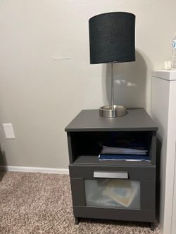 Nightstand And Lamp